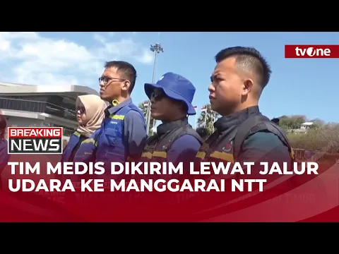 Tim Medis Dikirim Menggunakan Helikopter Untuk Tangani Korban di Mangarai Timur