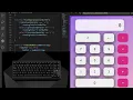 ASMR Programming - Calculator App Coding