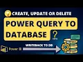 into Database From Power Query CRUD Operations into Database Using Power query
