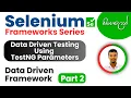 Selenium Frameworks Data-Driven PART - 2 Using TestNG Parameters for Data driven testing