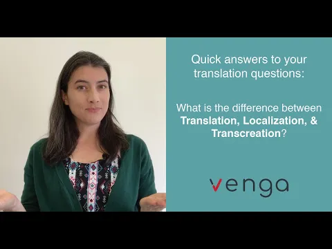The difference between Translation, Localization, & Transcreation?