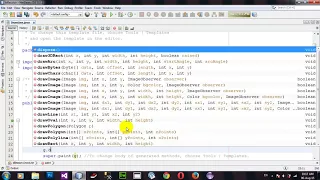 How to Draw Line from Java Applet Netbeans