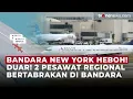 Download Lagu Dua Pesawat Delta Bertabrakan di Bandara LaGuardia, Penumpang Panik! | OneNews Update