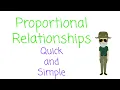Proportional Relationships