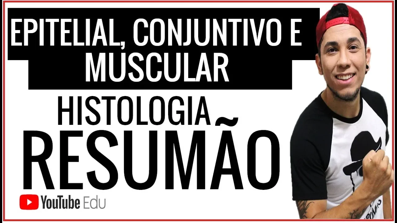 Aula 24: Histologia - TECIDO Epitelial/Conjuntivo/Muscular - Aula de Biologia, ENEM e Vestibulares