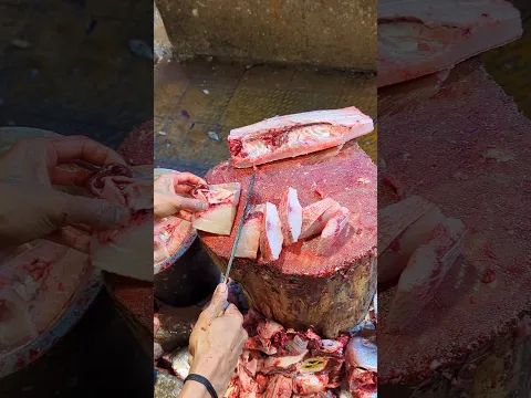 Clean & Fast Rohu Fish Cutting 🔪🐟 Amazing Technique! #shorts