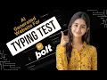 I Asked AI to Build a Typing Test Website Using Next js 15 - The Results Are Insane BOLT