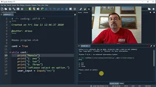 Simple Menu Program in Python