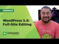 WordPress 5 9 Full-Site Editing Tutorial