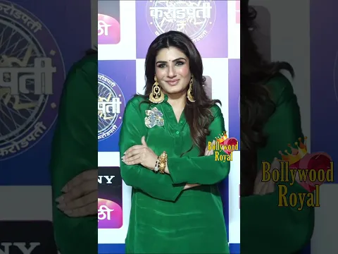 Raveena Tandon On The Sets Of ‘Kon Honar Crorepati