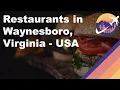 Restaurants in Waynesboro Virginia - USA
