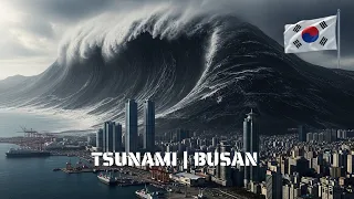 south korea tsunami busan battles 3 terrifying waves disaster movie 2025 ai cinematic 4k 
