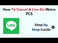 How To Cancel A Line On Metro PCS