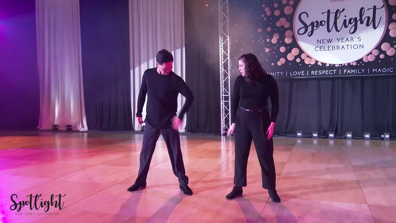 Spotlight New Year's Celebration 2023 Jack & Jill Invitational Stanislav Ivanov & Melodie Paletta
