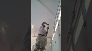 Applying PPG SpeedHide Primer After Drywall Repair Ya Sela Saben