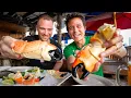 COLOSSAL Crab Claws Ultimate MIAMI FOOD TOUR - Florida USA Part 2