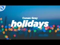 Download Lagu Conan Gray - Holidays (Lyrics)