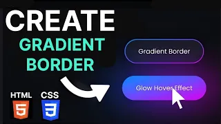 How to create a GRADIENT BORDER in CSS Tutorial