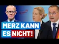 Merz kann es nicht!  Presseerklärung mit Alice Weidel \u0026 Tino Chrupalla - AfD-Fraktion im Bundestag