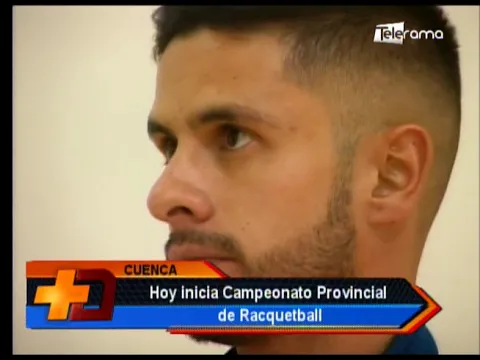 Hoy inicia campeonato provincial de Racquetball