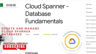 Cloud Spanner - Database Fundamentals with Explanation GSP1048 Cloud Skills Boost