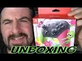 NINTENDO SWITCH PRO CONTROLLER SPLATOON 2 EDITION UNBOXING