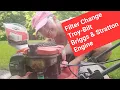 Filter Change for Troy Bilt Lawn Mower KimTownselYouTube