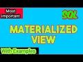 part-1 materialized view uses in Realtime and how to create this views 2021 Priya