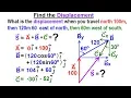Physics - Test Your Knowledge Vectors 27 of 30 Find the Displacement