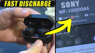 Fast discharge Battery replacement Sony WF-1000XM4 Wireless Headphones REPAIR