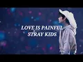 Download Lagu LOVE IS PAINFUL - STRAY KIDS [愛をくれたのに、なぜ](Aiwokuretanoninaze) Easy Lyrics