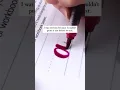 First lettering practice of my book Hand Lettering for Beginners