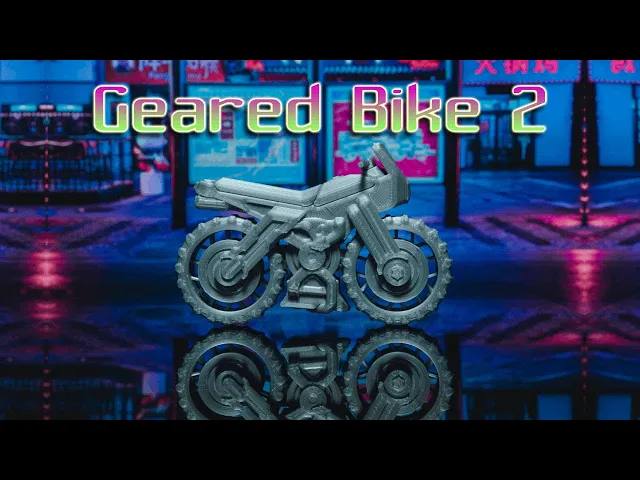 Geared Bike 2 - Print in place video thumbnail