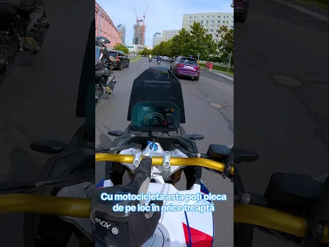 Cu motocicleta asta poți pleca de pe loc în orice treaptă