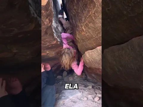 O pai duvidou do plano dela até que ela escalou.
