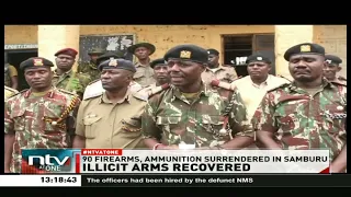Samburu 90 Firearms 161 Rounds Of Ammunition Surrendered To Police 