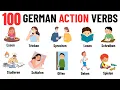 100 German Action Verbs | Common Action Verbs in German | German  Vocabulary with Video