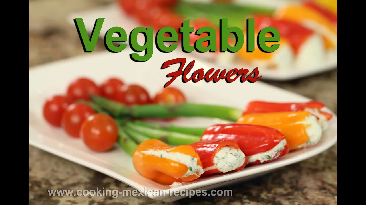 How To Cut Vegetable Flowers -  Into Tulips For Easter   Rockin Robin