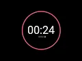 24 Second Countdown Timer iPhone Timer Style
