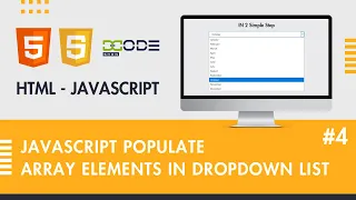 How to Create a Drop-down List with Array Values using JavaScript Drop Down list in JavaScript
