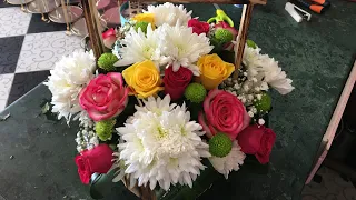 تعليم تنسيق الزهور من البدايه مع خبير التنسيق محمد القرشي 