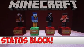 Minecraft Bukkit Plugin - Status Block