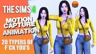 The Sims 4 20 Types of F ck You Animation Pack Download
