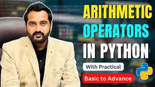 Arithmetic Operators in Python Explained Python Tutorial for Beginners Python Programming