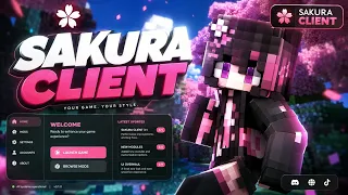 Sakura Client - Best FREE Minecraft Hacked Client For Java 1 8 9