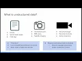 Structured Unstructured and Semi structured Data