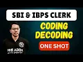 Coding Decoding One Shot Banking Exams 2025 IBPS PO Clerk RRB SBI l PREADDA