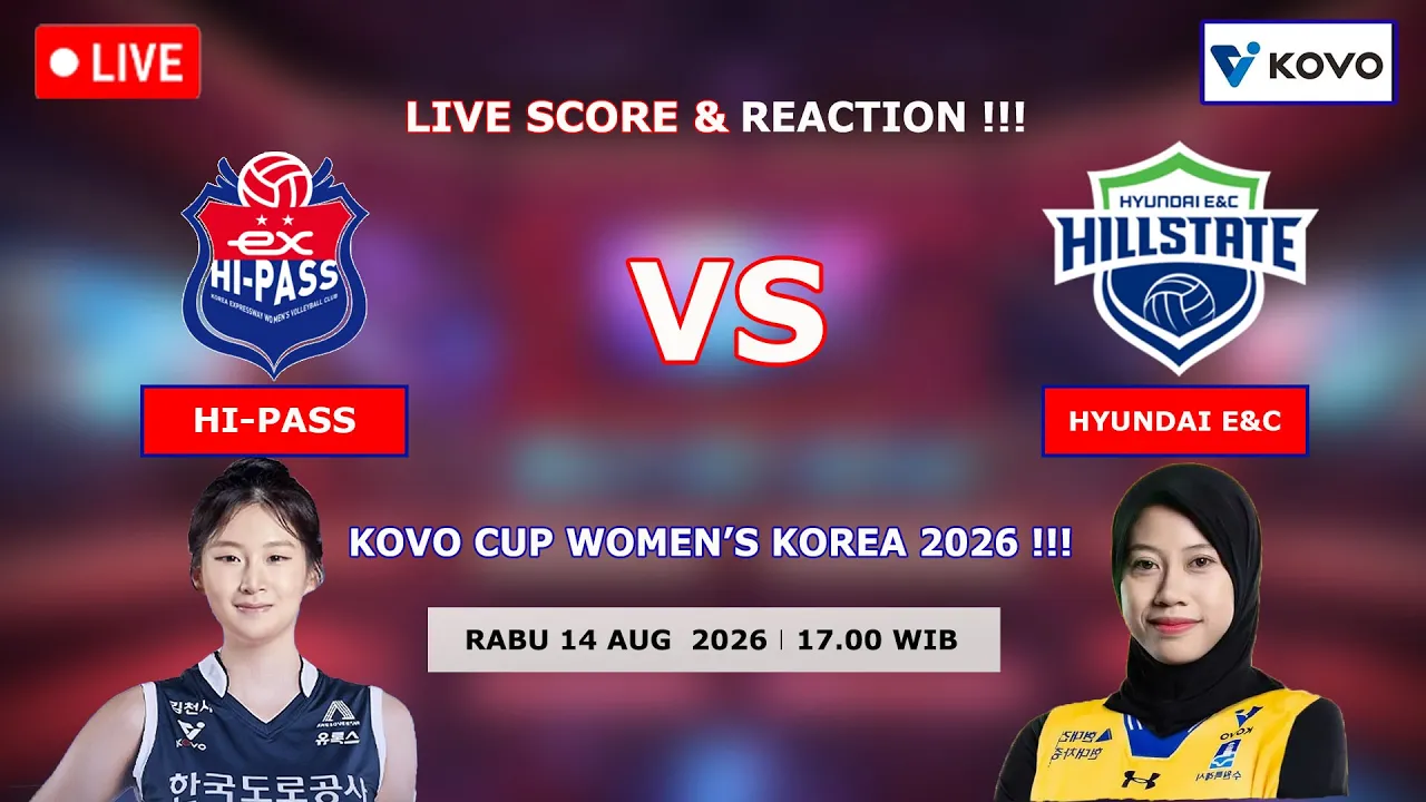 🔴HI-PASS VS HYUNDAI E&C🔴KOVO CUP KOREA VOLLEYBALL WOMEN'S 2026 | LIVE SCORE AND REACTION🔴 2026-10-14 11:38