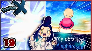 EVOLUTION AT AZURE BAY - POKEMON X LETS PLAY 19