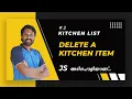 12 Kitchen List Delete A List Item JavaScript Malayalam Web Diary